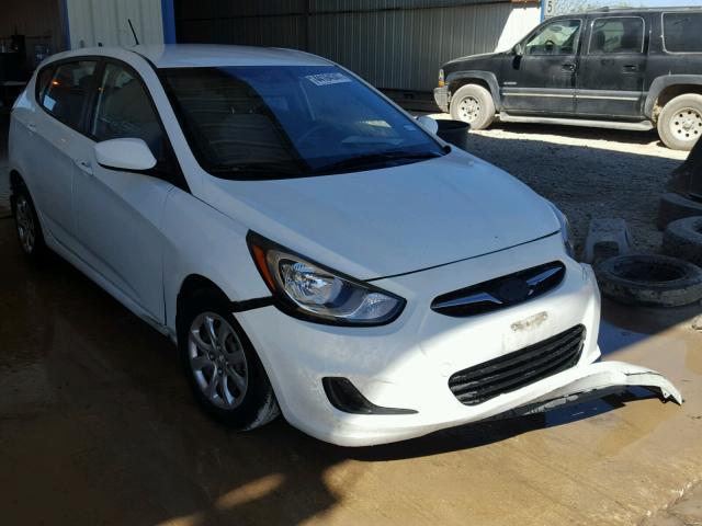 KMHCT5AE2DU134952 - 2013 HYUNDAI ACCENT GLS WHITE photo 1