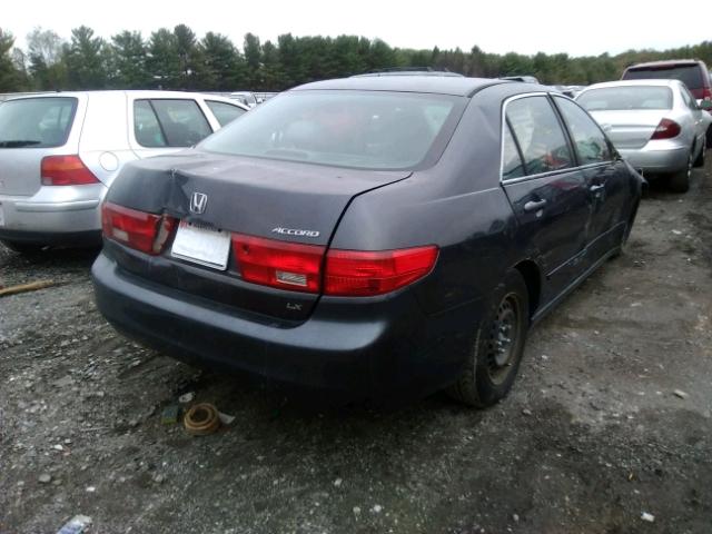 1HGCM56415A012704 - 2005 HONDA ACCORD LX GRAY photo 4