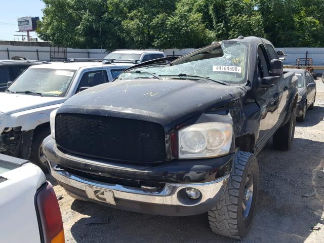 1D7KS28AX7J594795 - 2007 DODGE RAM 2500 S BLACK photo 2