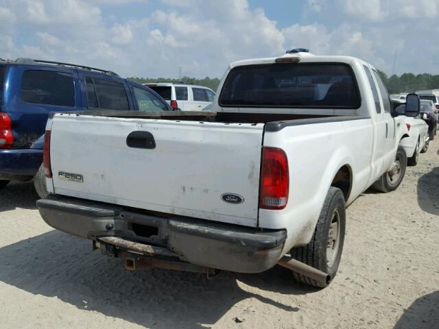 1FTSX20527EA29119 - 2007 FORD F250 SUPER WHITE photo 4