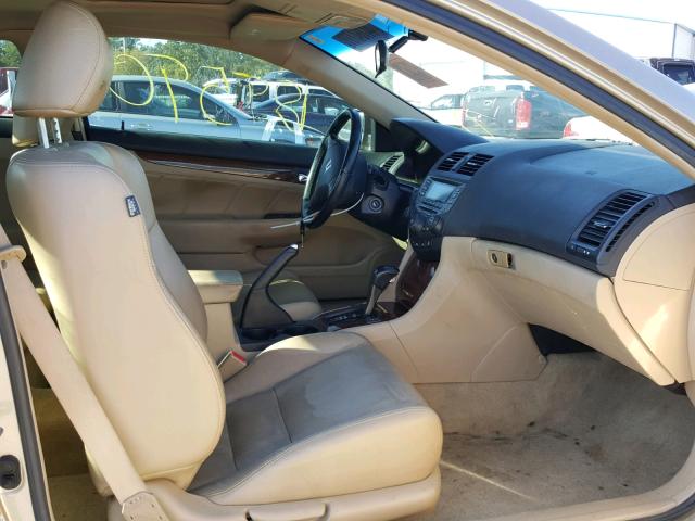 1HGCM72677A001650 - 2007 HONDA ACCORD EX GOLD photo 5