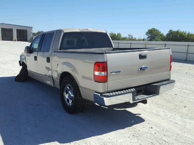 1FTPW12587KD16188 - 2007 FORD F150 SUPER GOLD photo 3