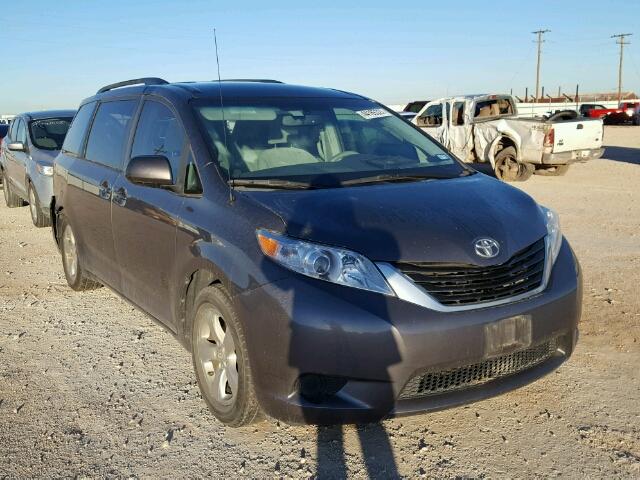 5TDKK3DC7ES423624 - 2014 TOYOTA SIENNA LE CHARCOAL photo 1