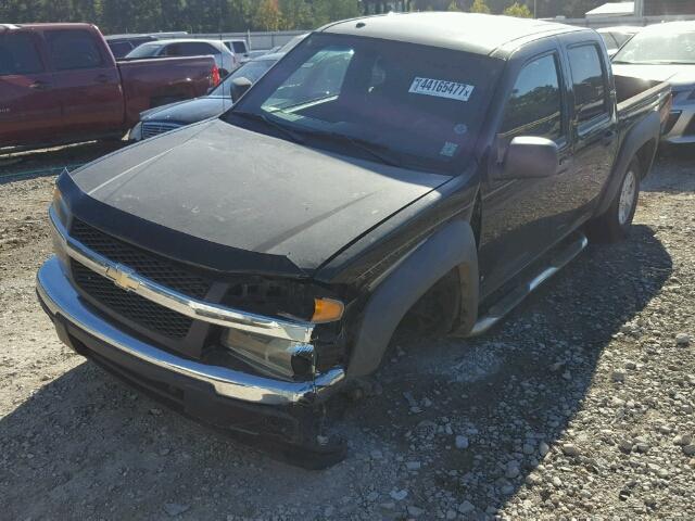 1GCDS13EX78255386 - 2007 CHEVROLET COLORADO BLACK photo 2