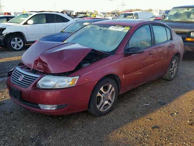 1G8AL52F35Z153656 - 2005 SATURN ION MAROON photo 2