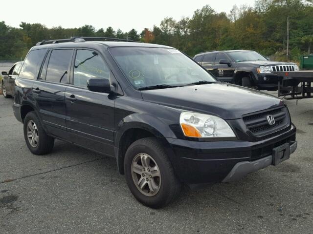 2HKYF18514H502984 - 2004 HONDA PILOT BLACK photo 1