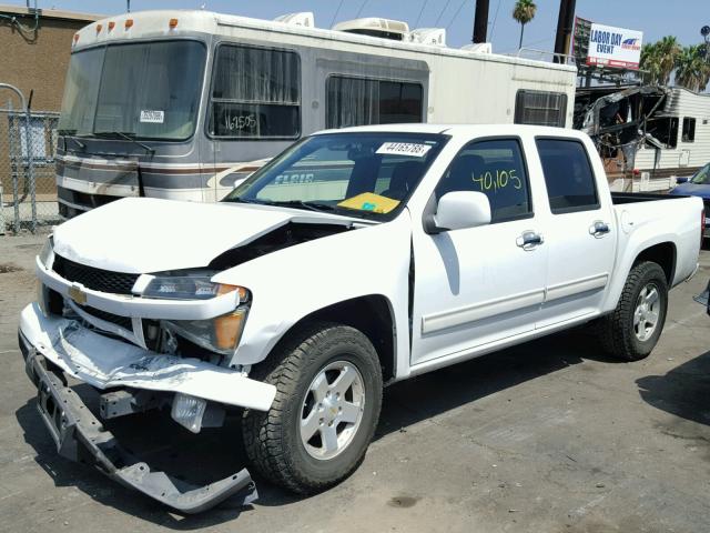 1GCDSCD90A8115299 - 2010 CHEVROLET COLORADO L WHITE photo 2