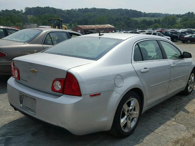 1G1ZC5EB1AF224763 - 2010 CHEVROLET MALIBU 1LT SILVER photo 4