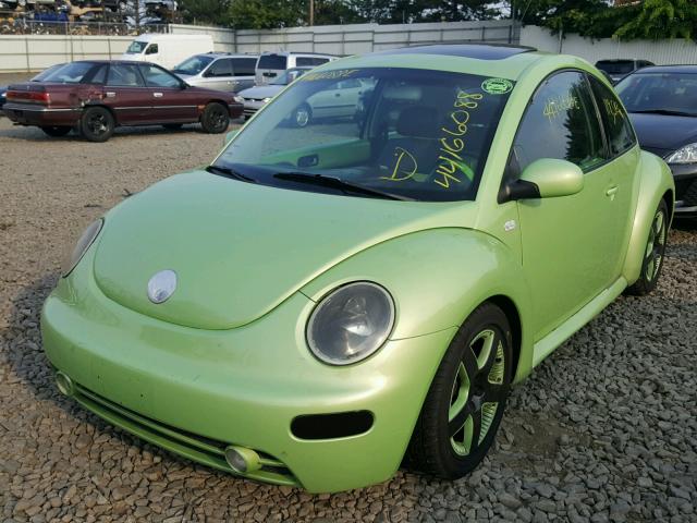 3VWCD21C83M413949 - 2003 VOLKSWAGEN NEW BEETLE GREEN photo 2