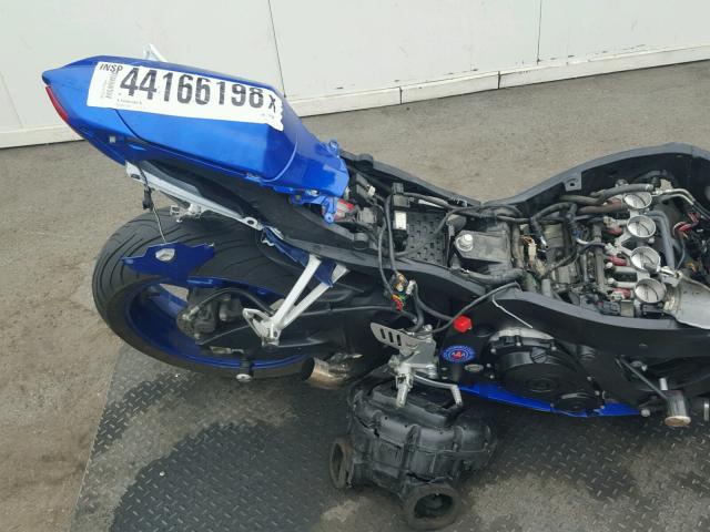 JS1GR7LA982100108 - 2008 SUZUKI GSX-R750 BLUE photo 6