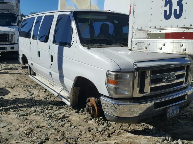 1FBNE31L19DA23458 - 2009 FORD ECONOLINE WHITE photo 1