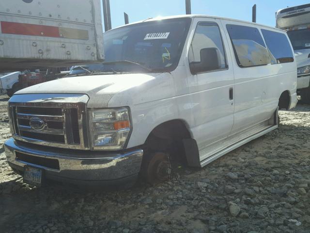 1FBNE31L19DA23458 - 2009 FORD ECONOLINE WHITE photo 2