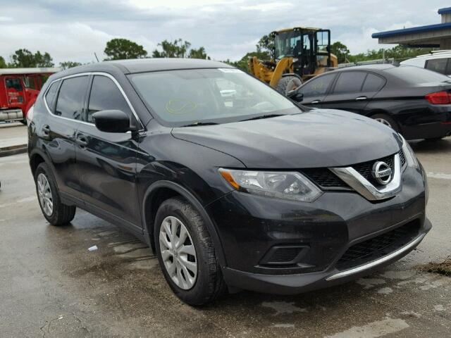 KNMAT2MT9GP646585 - 2016 NISSAN ROGUE S BLACK photo 1