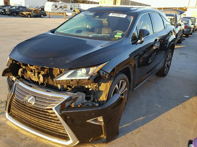 2T2ZZMCA3GC017332 - 2016 LEXUS RX 350 BLACK photo 2