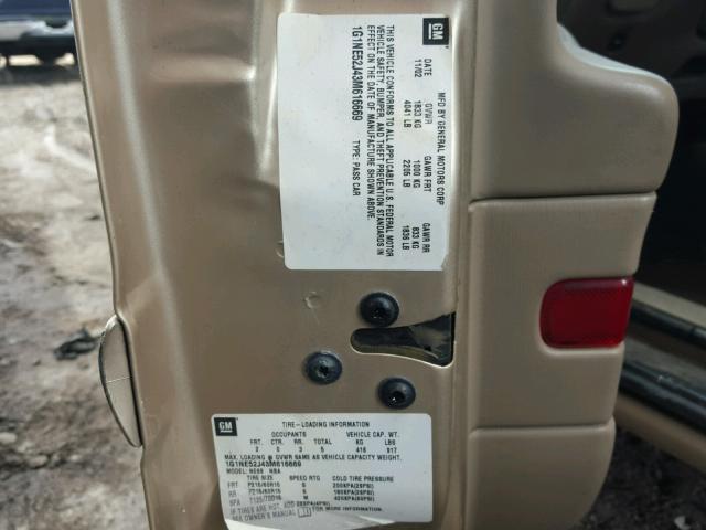 1G1NE52J43M616669 - 2003 CHEVROLET MALIBU LS Qızıl foto 10