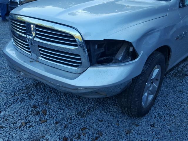 1C6RR6GT6FS674710 - 2015 RAM 1500 SLT SILVER photo 9