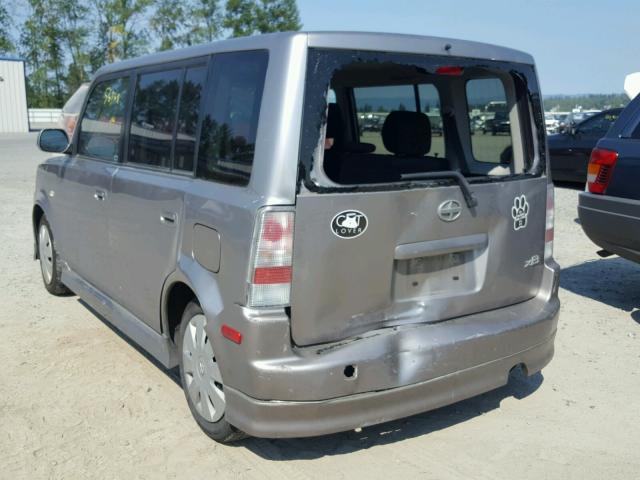 JTLKT324864101469 - 2006 TOYOTA SCION XB Grau Foto 3
