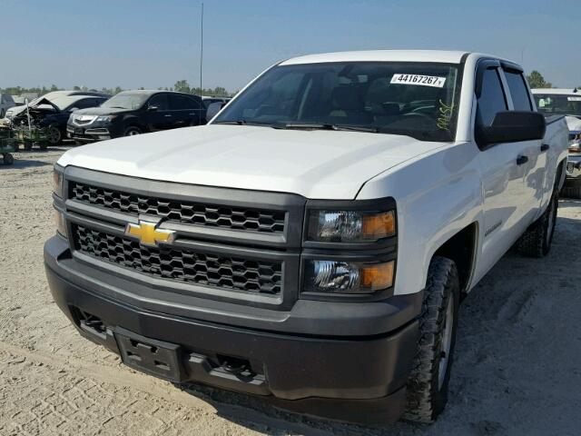 3GCUKPEC4EG332887 - 2014 CHEVROLET SILVERADO WHITE photo 2