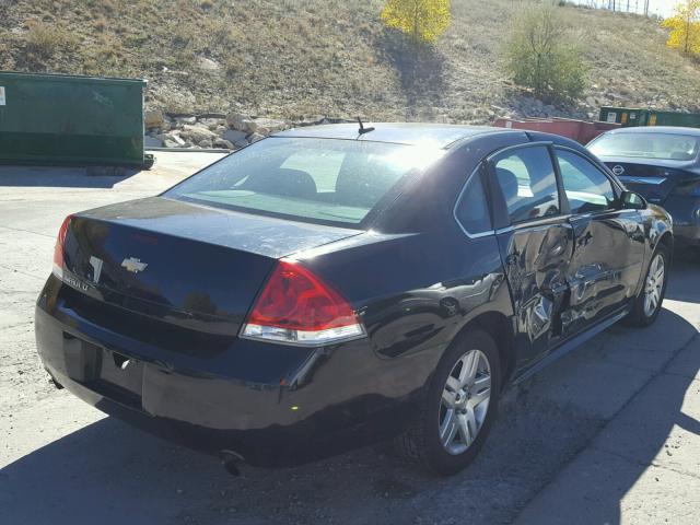 2G1WG5E39D1102938 - 2013 CHEVROLET IMPALA LT BLACK photo 4