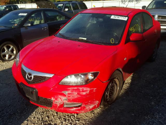 JM1BK32F981801215 - 2008 MAZDA 3 I RED photo 2