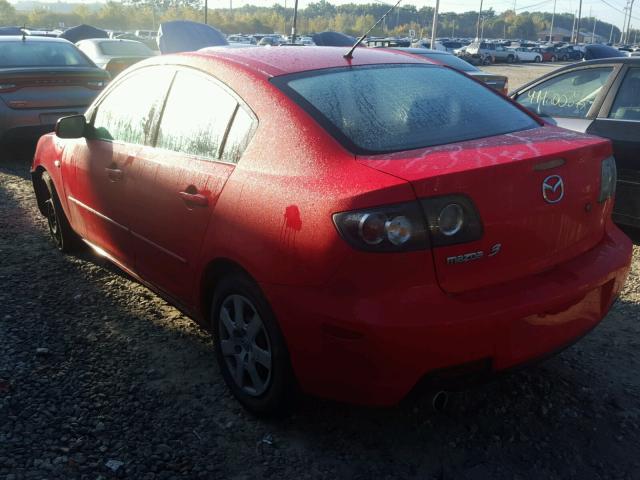 JM1BK32F981801215 - 2008 MAZDA 3 I RED photo 3