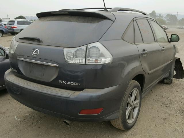 JTJHW31UX60025403 - 2006 LEXUS RX 400 CHARCOAL photo 4