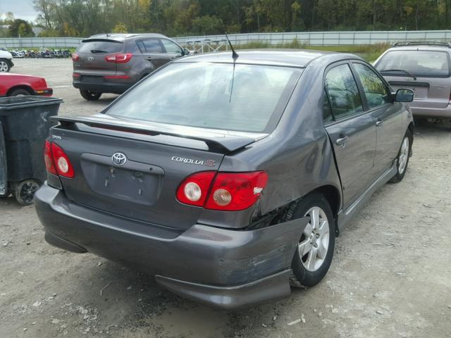 2T1BR32E45C351337 - 2005 TOYOTA COROLLA CE GRAY photo 4