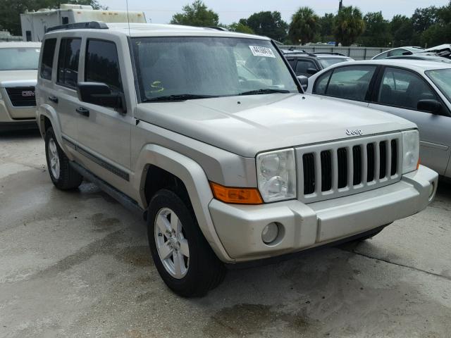 1J8HH48K46C335058 - 2006 JEEP COMMANDER GOLD photo 1
