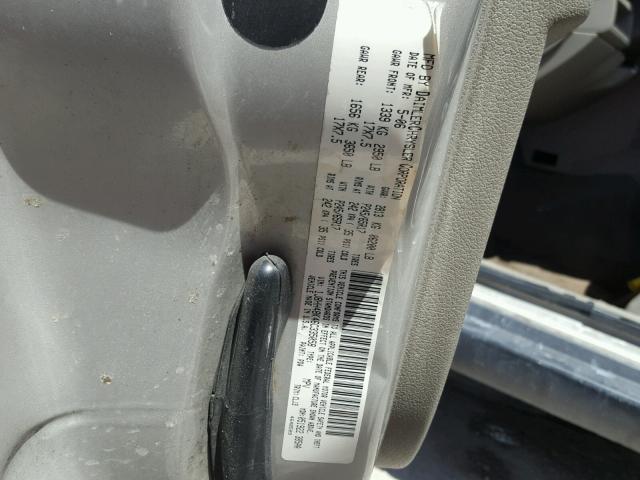 1J8HH48K46C335058 - 2006 JEEP COMMANDER GOLD photo 10