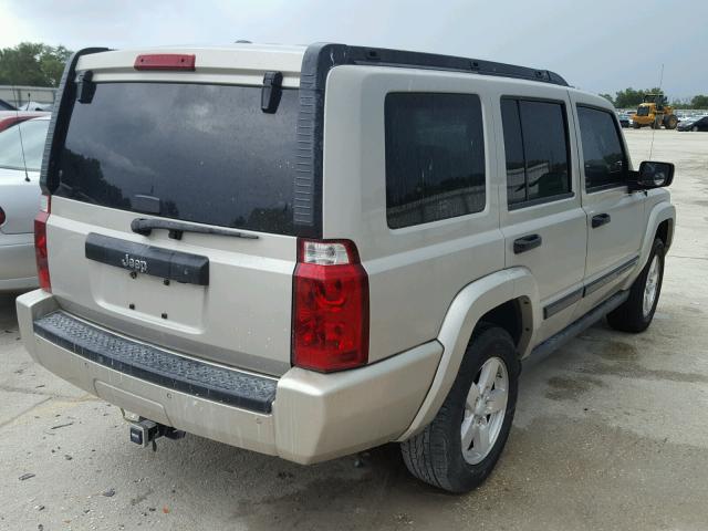 1J8HH48K46C335058 - 2006 JEEP COMMANDER GOLD photo 4