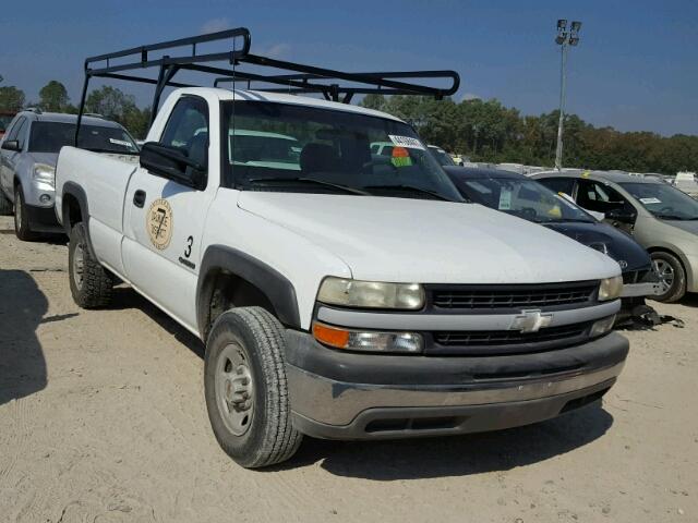 1GCGC24U62Z199598 - 2002 CHEVROLET SILVERADO WHITE photo 1