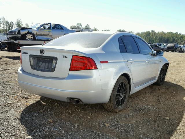 19UUA66285A037407 - 2005 ACURA TL SILVER photo 4