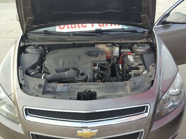 1G1ZD5E12BF160514 - 2011 CHEVROLET MALIBU BROWN photo 7