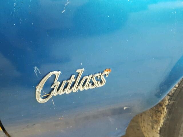 3J67K2M191584 - 1972 OLDSMOBILE CUTLASS BLUE photo 10