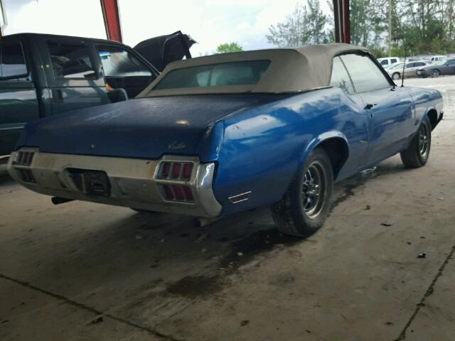 3J67K2M191584 - 1972 OLDSMOBILE CUTLASS BLUE photo 4