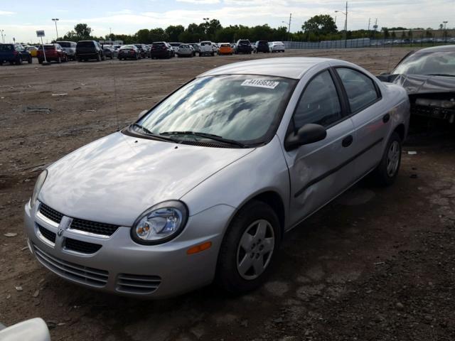 1B3ES26C03D223506 - 2003 DODGE NEON SE SILVER photo 2