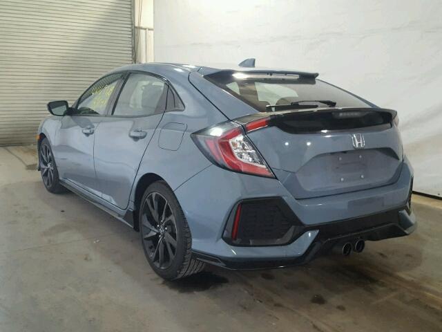 SHHFK7H45HU402791 - 2017 HONDA CIVIC SPOR BLUE photo 9