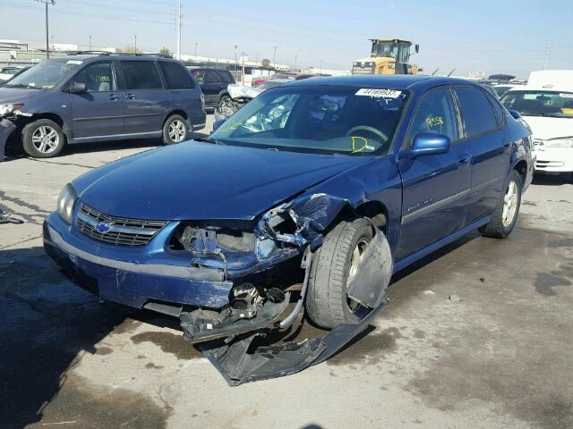 2G1WH52K439176762 - 2003 CHEVROLET IMPALA LS BLUE photo 2