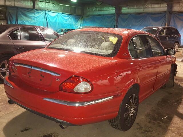 SAJEA51D93XD15249 - 2003 JAGUAR X-TYPE 2.5 RED photo 4