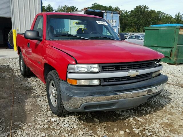 1GCEC14WXXZ200827 - 1999 CHEVROLET SILVERADO RED photo 1