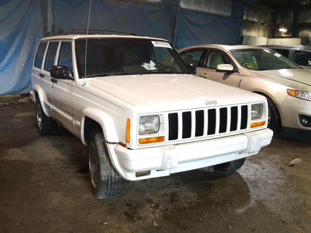 1J4FF58S0YL108487 - 2000 JEEP CHEROKEE C WHITE photo 1