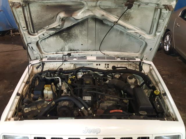 1J4FF58S0YL108487 - 2000 JEEP CHEROKEE C WHITE photo 7