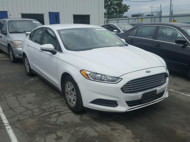 1FA6P0G74E5388729 - 2014 FORD FUSION S WHITE photo 1