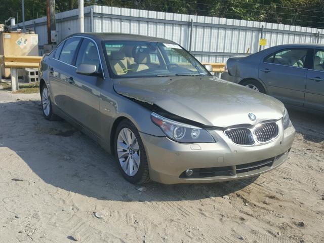 WBANB33535B115452 - 2005 BMW 545 I BEIGE photo 1