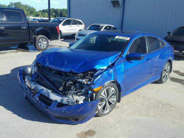 19XFC1F78GE036886 - 2016 HONDA CIVIC EXL 蓝色 照片 2