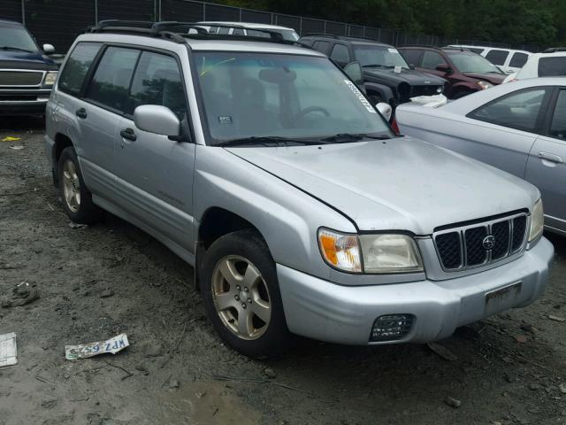JF1SF65612H701535 - 2002 SUBARU FORESTER S SILVER photo 1