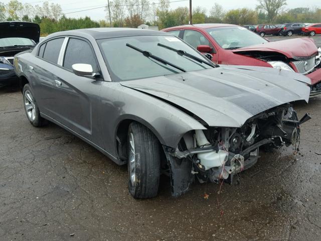 2B3CL3CG1BH550967 - 2011 DODGE CHARGER GRAY photo 1