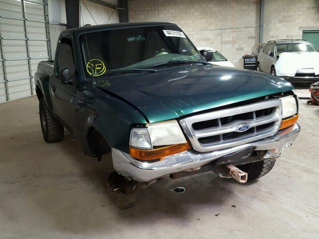 1FTYR10C3YTB16411 - 2000 FORD RANGER GREEN photo 1