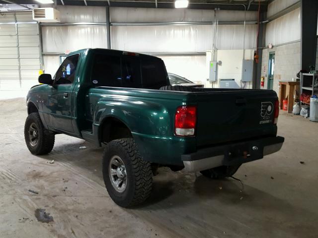 1FTYR10C3YTB16411 - 2000 FORD RANGER GREEN photo 3