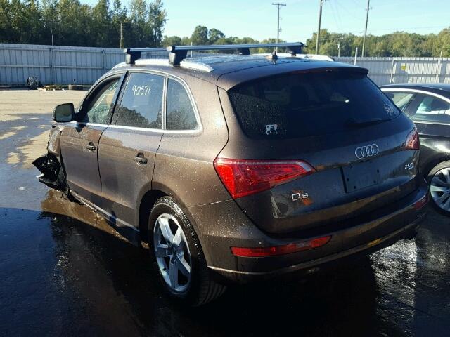 WA1LFBFP3BA087282 - 2011 AUDI Q5 BROWN photo 3